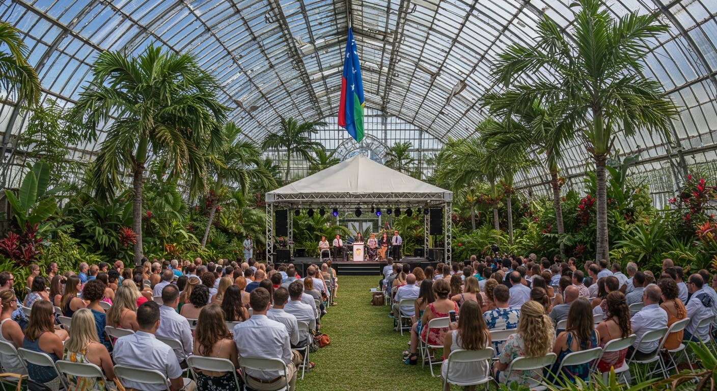 80 ans de la Départementalisation : le coup d'envoi donné au Jardin de l'État